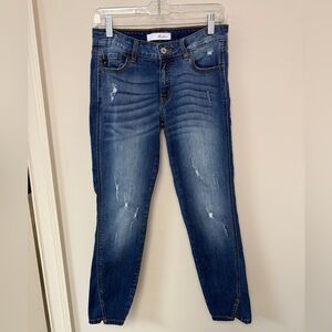 KanCan: Women's Twisted Seam Skinny Ankle Jeans, Size 28